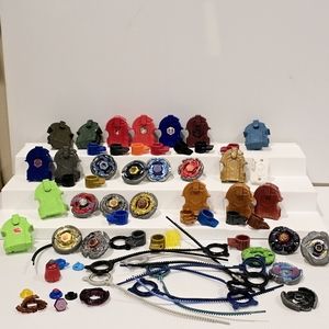 Beyblade Metal Spinner, Launcher and Rip Cord Parts Set